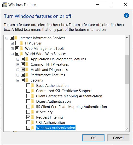 IIS Windows Authentication